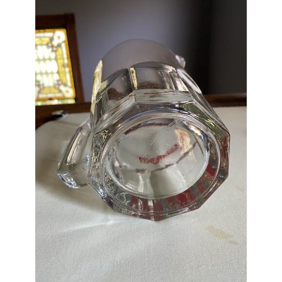 Vintage Y2K Glass Slim Jim Pitcher Beer Lemonade Drinks Christmas Gift Man Cave - Picture 5 of 6